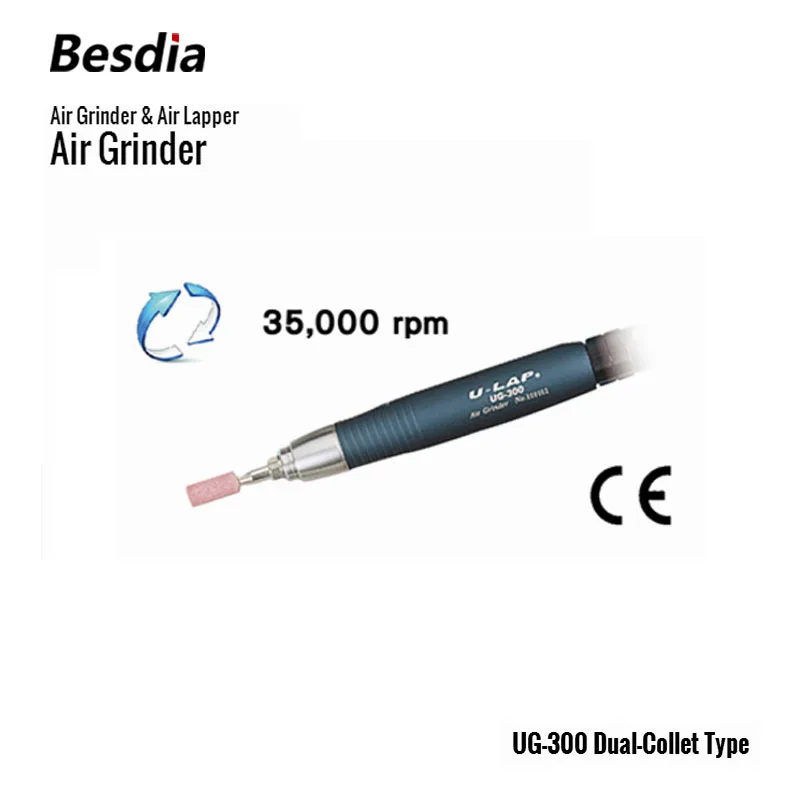 Taiwan Besdia Air Grinder & Air Lapper UG-300 Dual-Collet Type