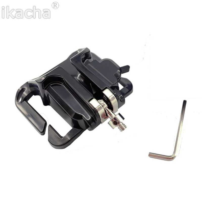 DSLR цифровая SLR Камера Талия паук ремень кобура быстрый ремень пряжка тусклый полированный поверхность с 1/4 "винт