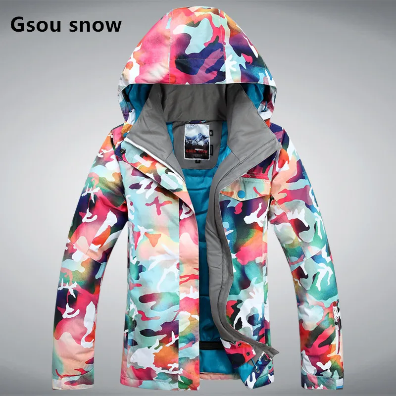 

Womens Camo Skiing Jackets Female Waterproof Warm Snowboarding Riding Snow Coat Lady Winter Outdoor Pink Sports Wear Skiwear
