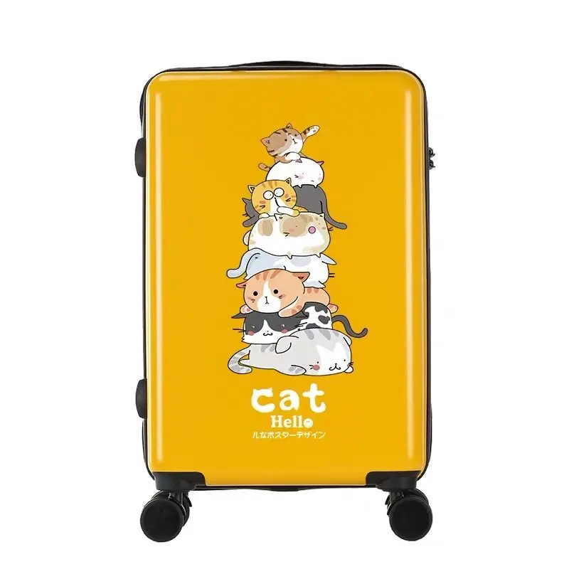 Hot!New kids cute Cartoon trolley case boy&girl trolley suitcase mala rolling luggage carry on students school luggage vs wheel