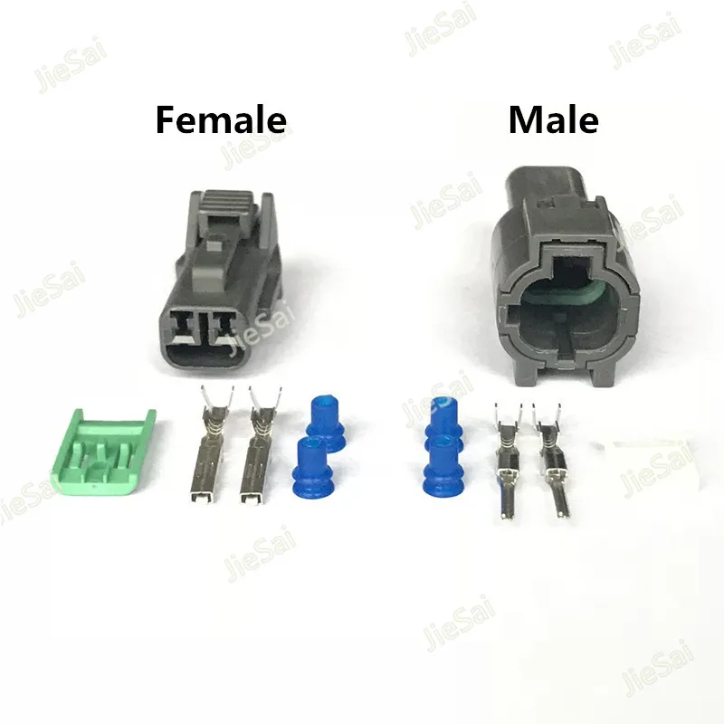 2 Pin Wiper Spray Motor Plug For Nissan KUM PB015-02850 Waterproof Automotive Connector 7123-8520-40 7222-8520-40