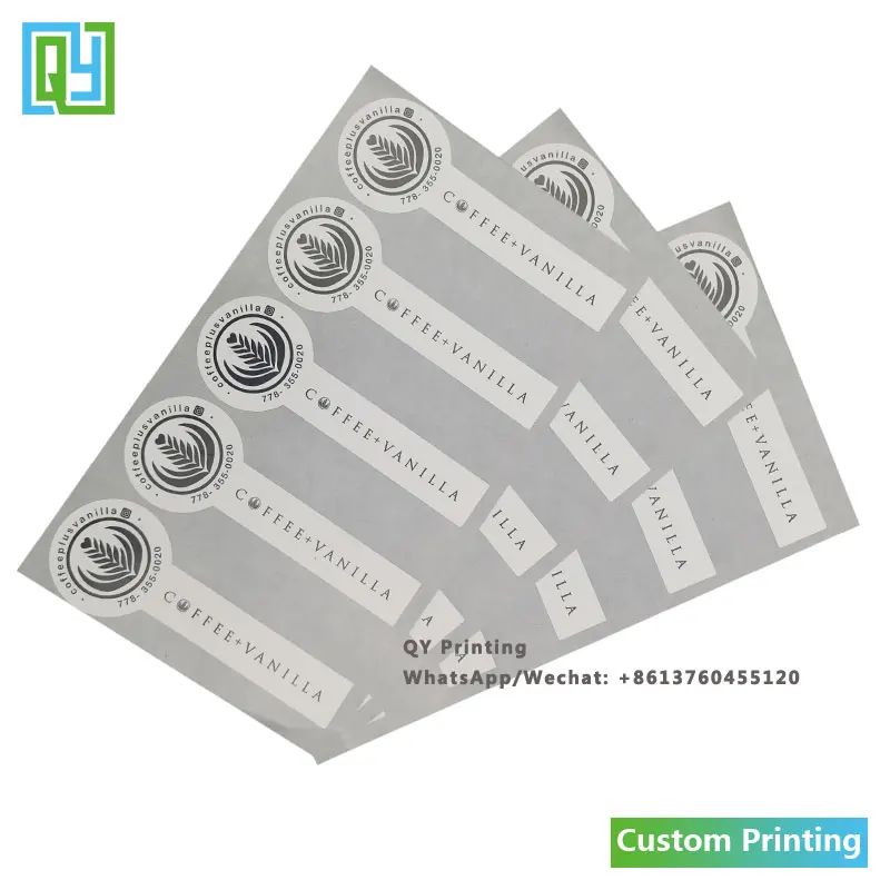 1000pcs 35x100mm Free Shipping Customized Printed Sticker Rectangle Shape High Quality Paper Label Seal Label