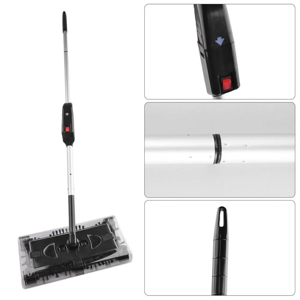 New Automatic Mop Swivel Sweeper Electronic Spin Hand Push Sweeper Cleaner  Home Cleaning Machine Electric Broom vacuum cleaner