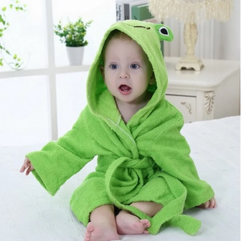 Hooyi Prinzessin Crown Kinder Handtuch Neugeborenen Decken Baby Bademantel Mit Kapuze Badetücher baby-sachen Terry Pyjamas Mantel – Detail 4