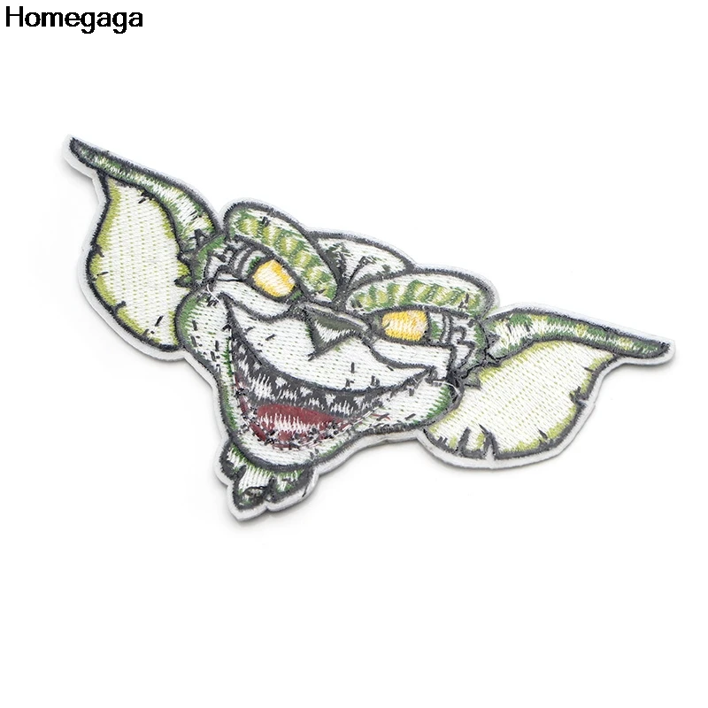 Homegaga applique patches diy iron on para shoe bag shirt clothes accessory punk sticker embroideried badge D1988