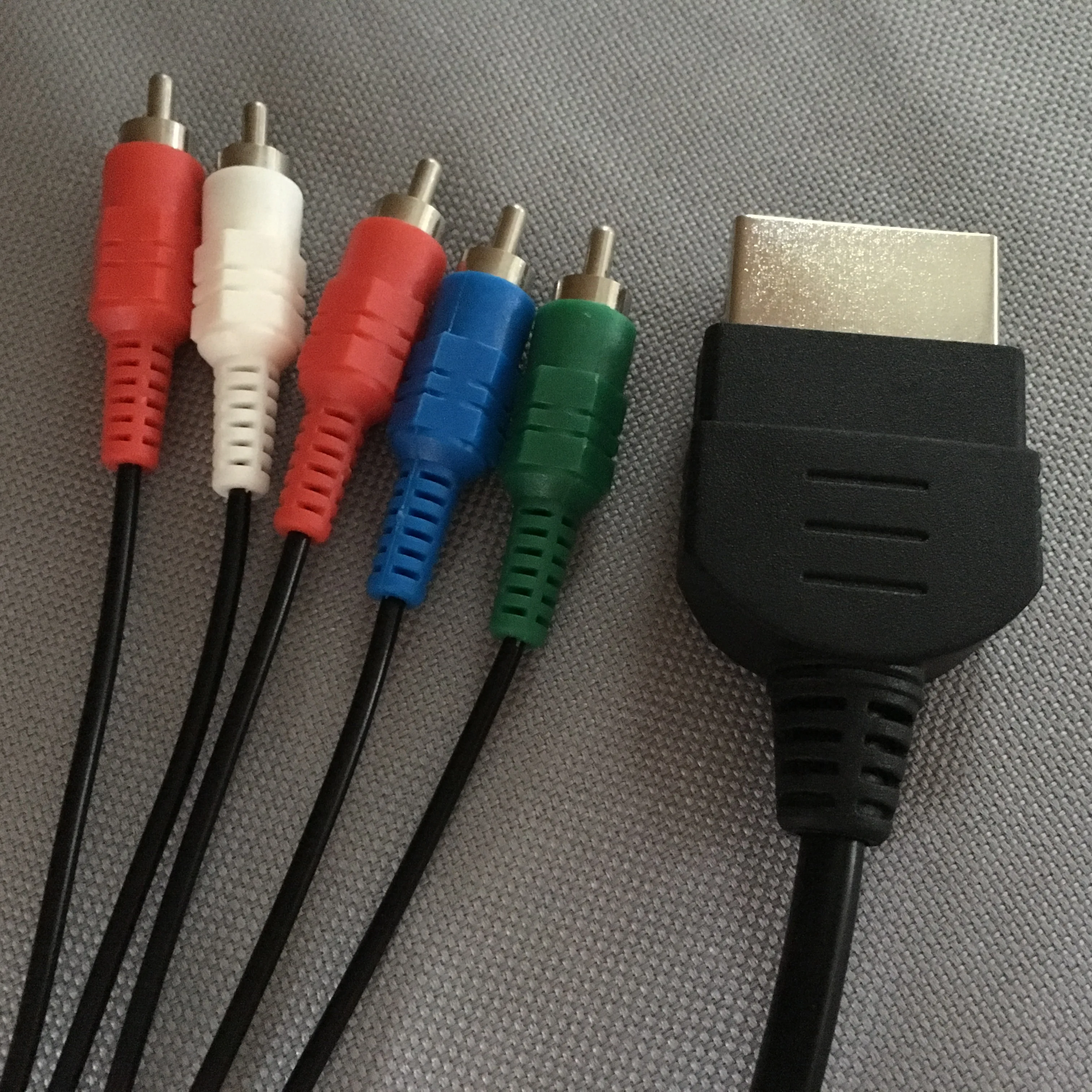 FZQWEG 180 ซม. สาย AV Component av สนับสนุน 480/720/1080 P สำหรับ XBOX สำหรับ Microsoft XBOX เกมอุปกรณ์เสริมสำหรับ XBOX