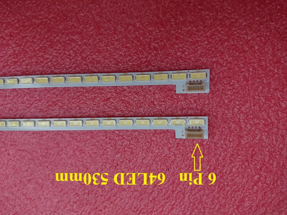 New 2 PCS/lot 64LED 530mm LED strip for TV  42Inch 7030PKG 64EA 74.42T23.001 AUO TOSIBIA AU T420HVN01.1 T420HW06 T420HW04