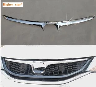 

Higher star ABS chrome car front Grille decorative trim strip decoration bar For Honda JADE 2013-2016