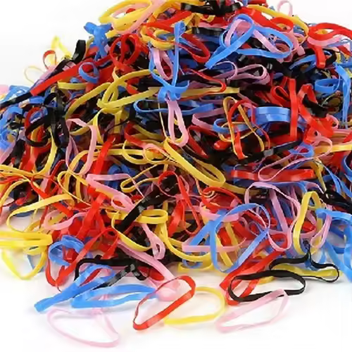 2018 New Random Mixed Child Baby Hair Holders Rubber Bands Elastics Girl's Tie Gum Hair Accessories about 500PCS - Image 8