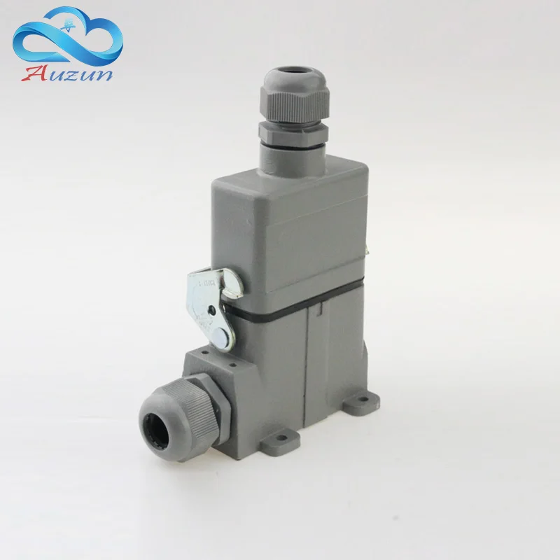 H10A - HA - 010-4 heavy duty connector 10 core and measure a single button aviation plug 16 a250v screw connection