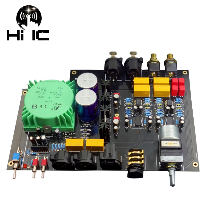 Полный сбалансированный вход полный сбалансированный выход усилитель для наушников низкое искажение