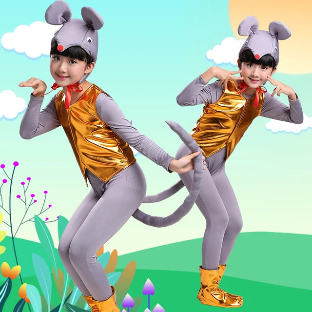 Mouse Summer Costume 2024 / Mouse Kids Play Suit / Mouse Hallowen Costume / Mouse Bbay Outfit / Forest Animal Kids Playwear