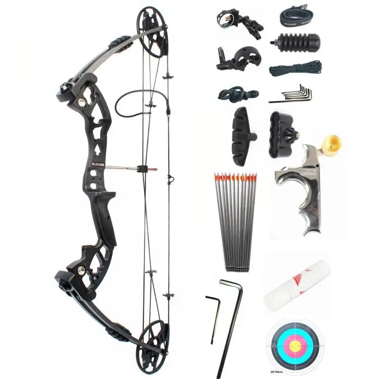 Archery M125 Compound Bow With Super Aircraft Aluminium Riser For Hunting