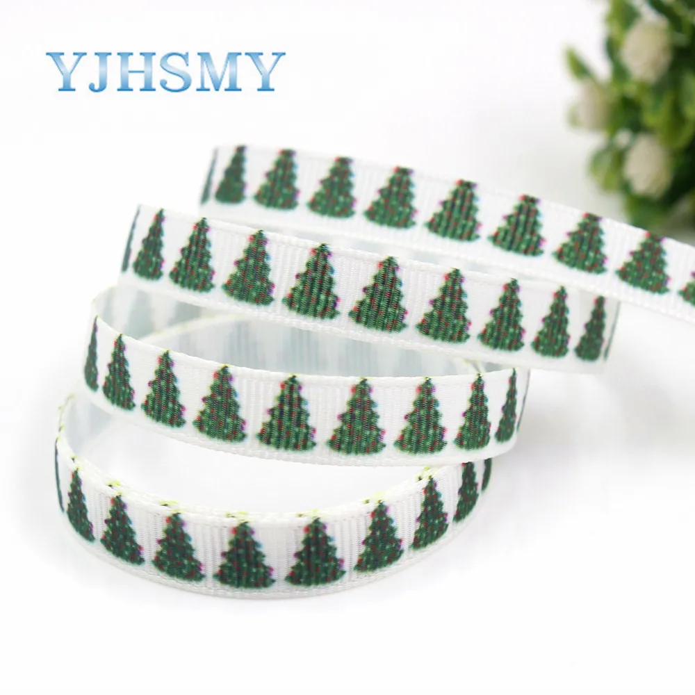 YJHSMY G-18728-669,10 mm 5 Yards Cartoon Printed grosgrain ribbons,DIY handmade Hair accessories Material wedding gift wrap