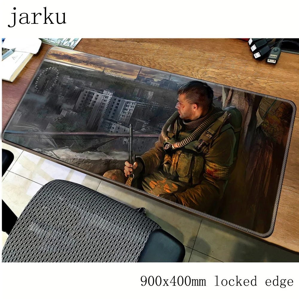 stalker mousepad gamer 900x400X3MM gaming mouse pad large HD pattern notebook pc accessories laptop padmouse ergonomic mat