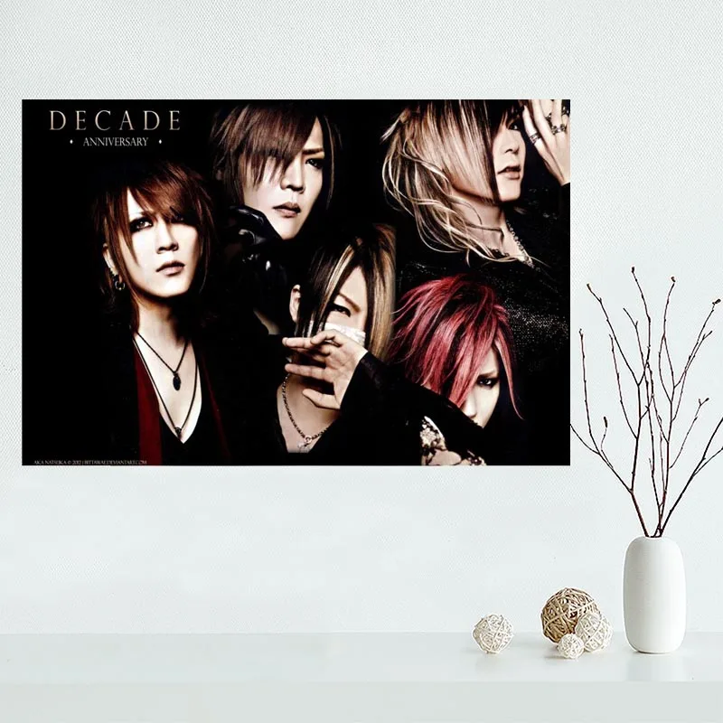 Hot Sale Custom the GazettE canvas poster Home Decoration Wall Art High Quality cloth Silk Fabric wall poster print