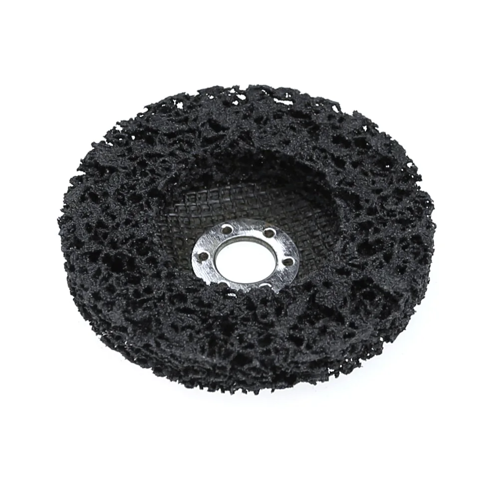 Rebarbadora de 4 "/100mm com aba para polimento, conjunto adaptador de broca, 5 em 1 para acabamento em metal