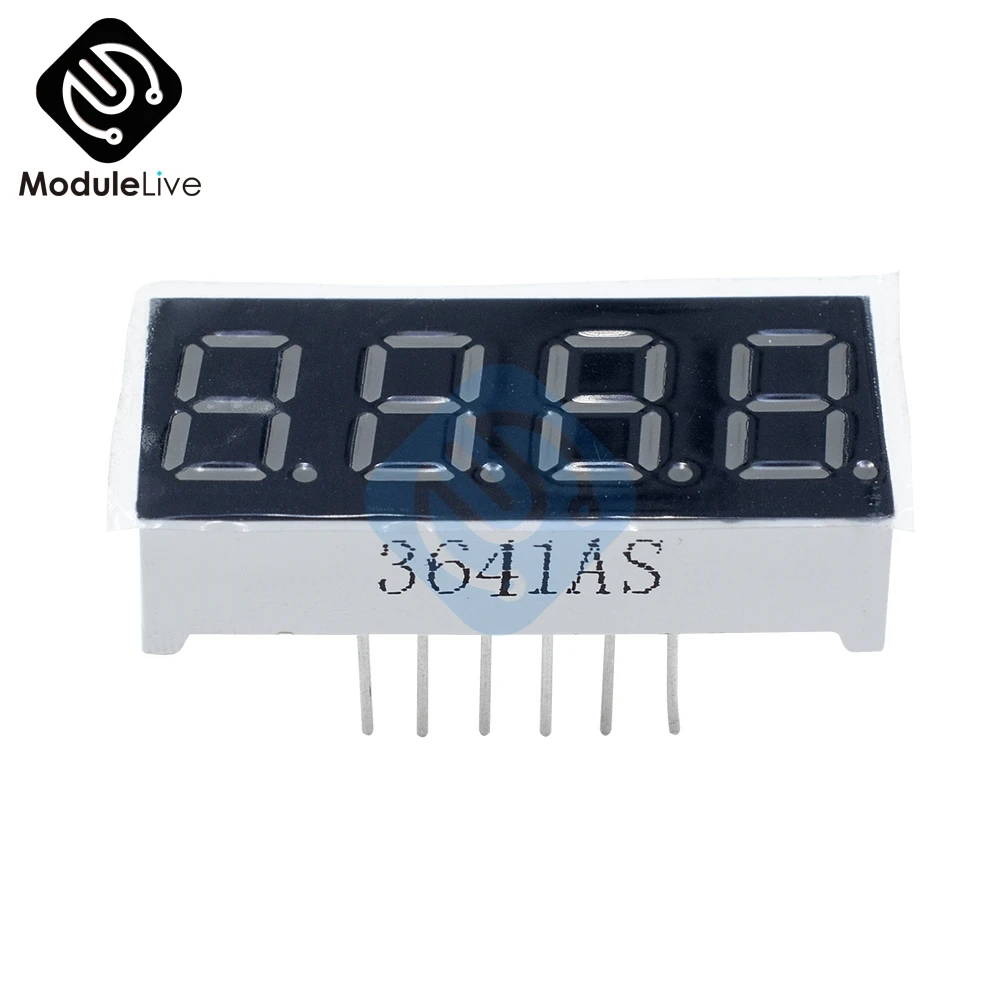 2 Stuks 0.36 Inch 4 Digit Led Display 7 Seg Segment Gemeenschappelijke Kathode Rood