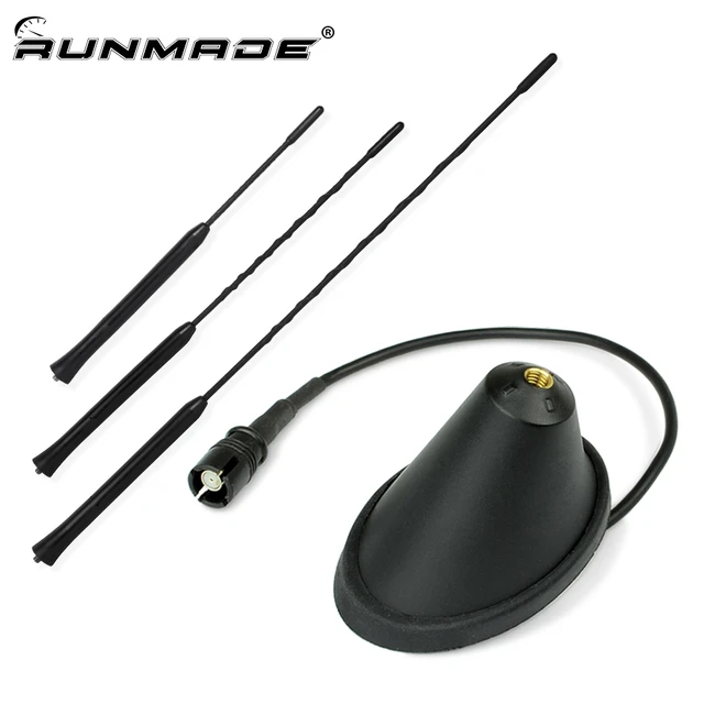 Runmade Car Auto Truck Vehicle Roof Radio FM Antena wzmacniacz antenowy z podstawą 9" 11" 16" dla BMW Toyota VW Mazda
