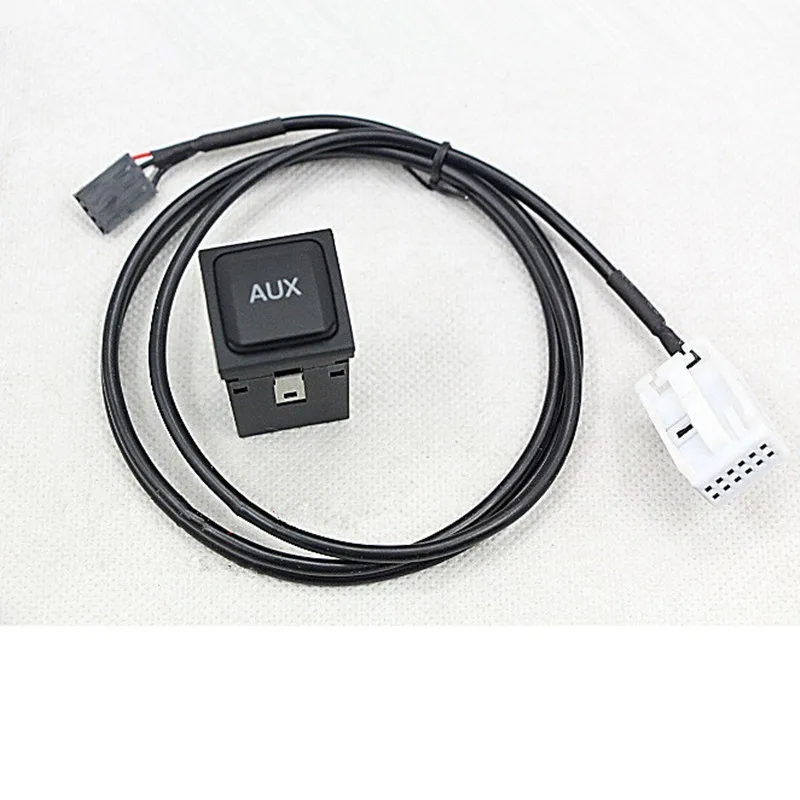 AUX-ingang en USB-laadbus van de Audi Q7