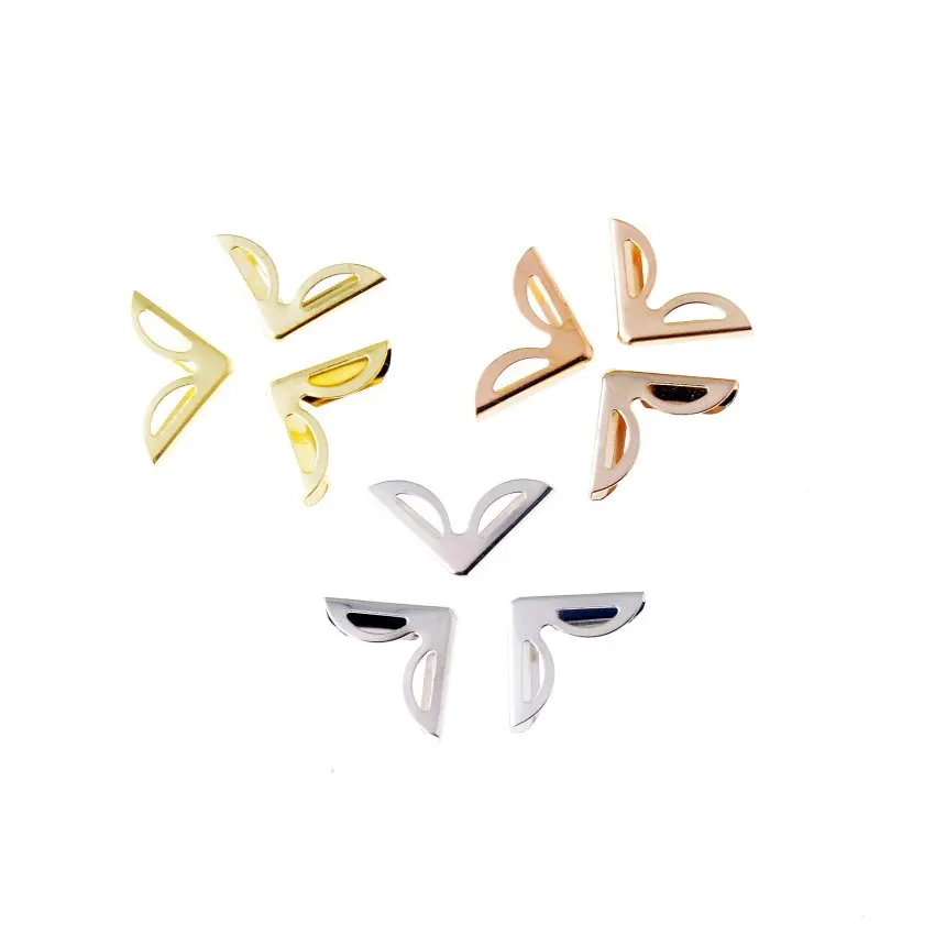 50 шт., альбомы для скрапбукинга, папки меню, угловые протекторы (подходят для толщиной 5 мм), 23x16 мм, поделки своими руками F1224