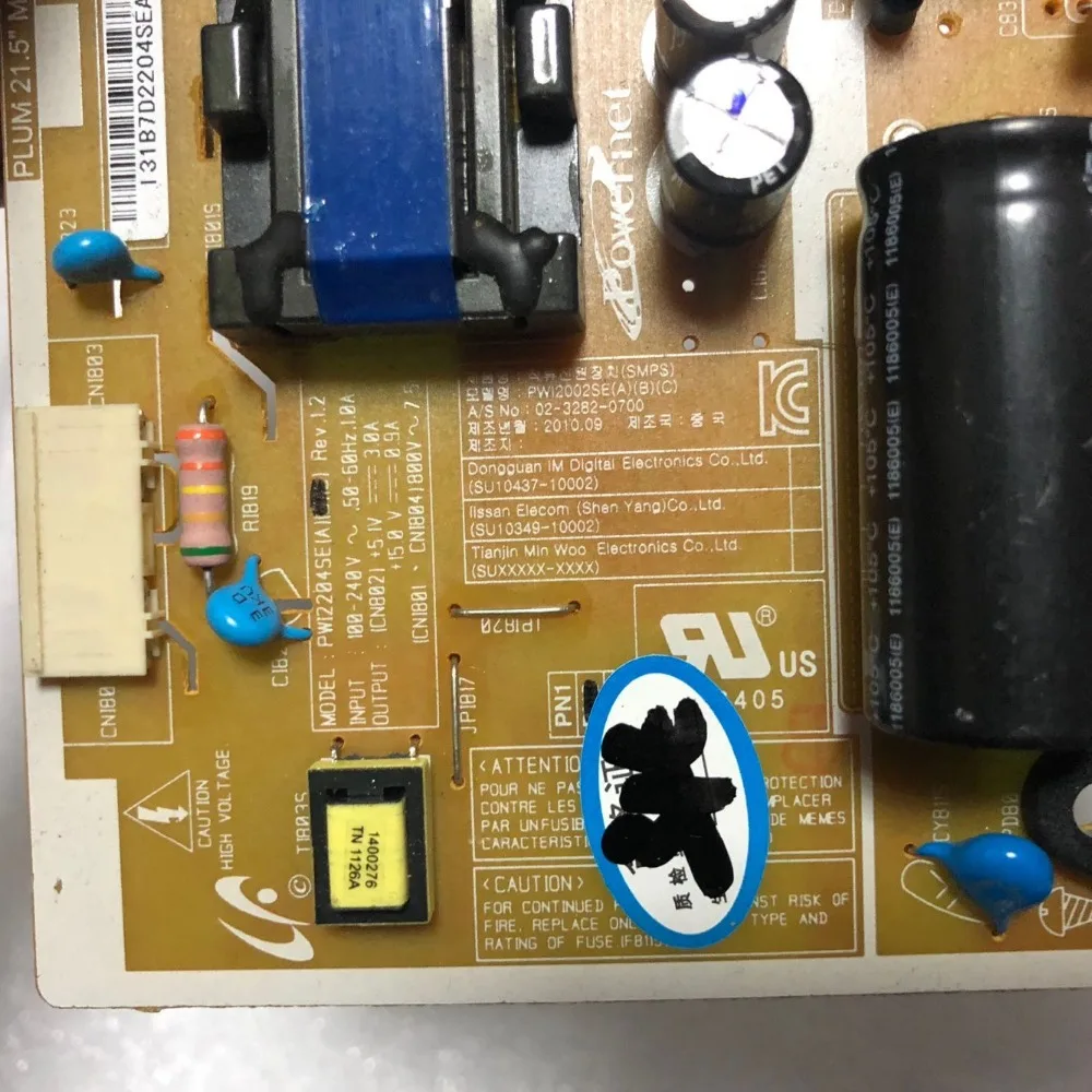 แผงพลังงานสำหรับคุณภาพดีของแท้ใหม่ B2230H PWI2204SEIA จุด BN44-00232F