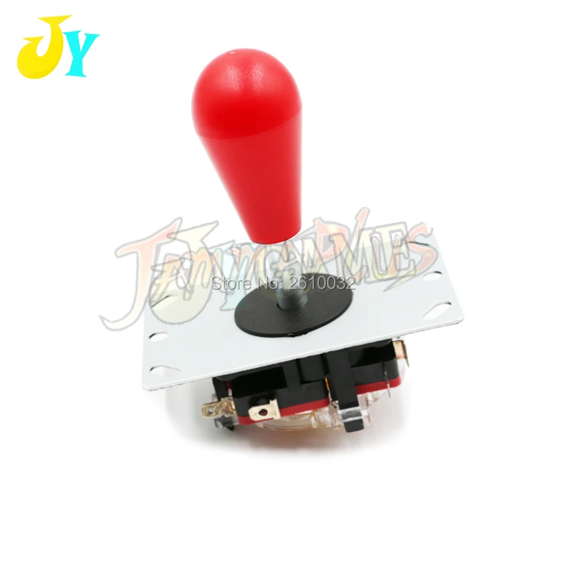 4Pcs 8 Way Joystick SANWA Type Joystick 4.8MM Terminal Mirco Switch American Top Ball 5 Color