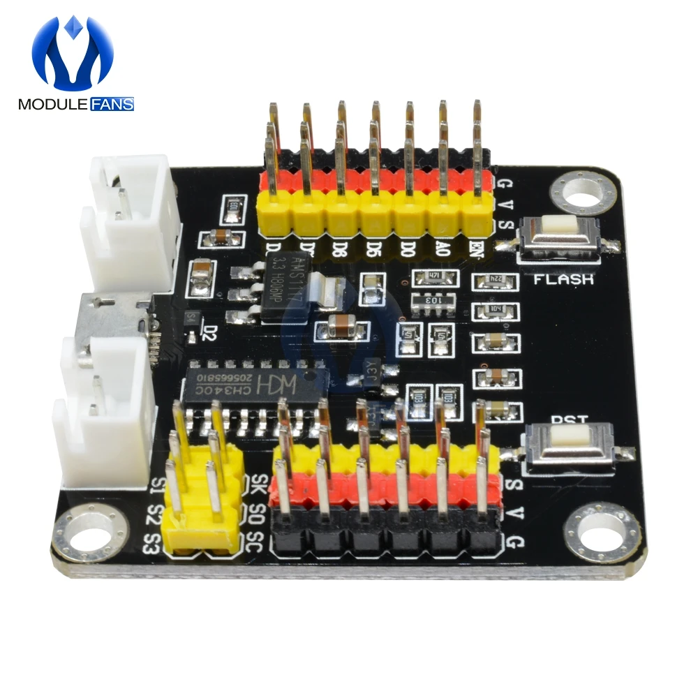 ESP8266 ESP-12 ESP12 ESP-12E CH340 CH340G Wireless Wifi Development Board MCU UART SPI Antenne für Arduino NodeMCU Micro USB – Detail 4