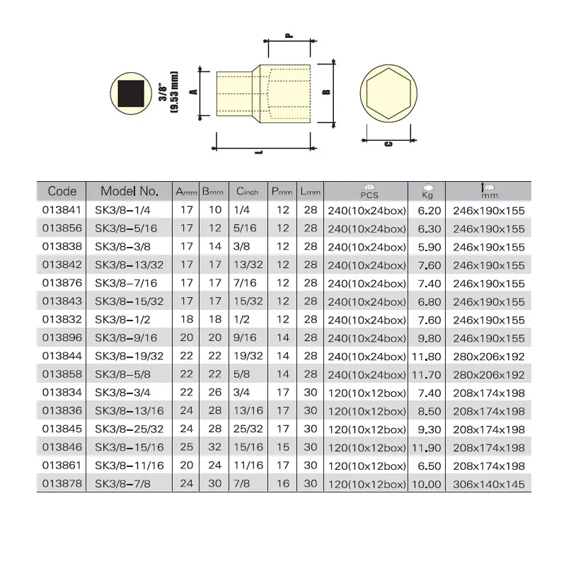 Jetech 3/8