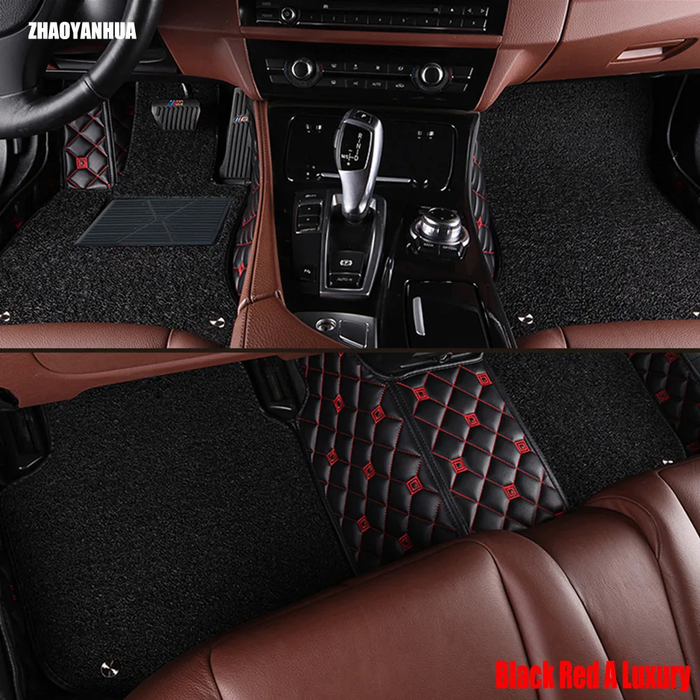 

ZHAOYANHUA Car floor mats for Audi A5 sportback S5 5D heavy duty all weather car-styling leather carpet floor liners(2007-now)