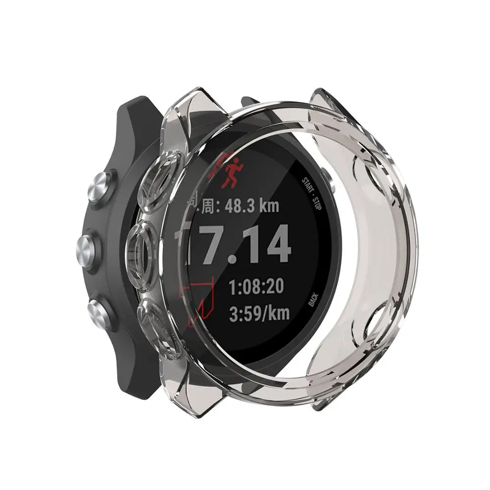 Tpu Pelindung Case untuk Garmin Forerunner 245M Tali Lembut Penutup Shell untuk Garmin Forerunner 245 GPS Watch aksesoris