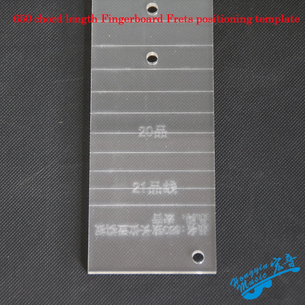 Ukulele Guitar Fingerboard, Fret, Bridge, Point Of Articulation Positioning Transparent Acrylic Template Guitar Making Molds