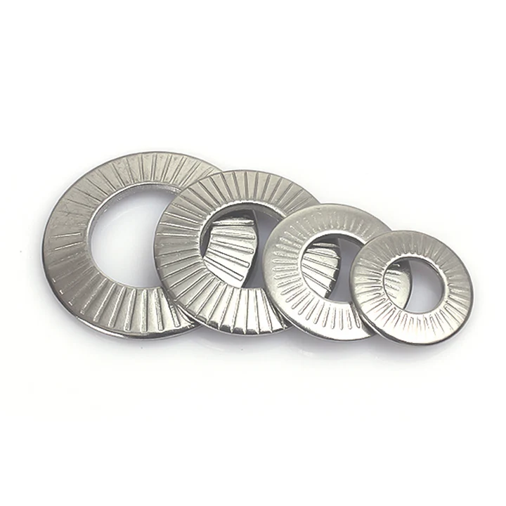 Lock Washer French Washers Serrated Conical Spring Disc Washer Stainless Steel M3 M4 M5 M6 M8 M10 M12 M16