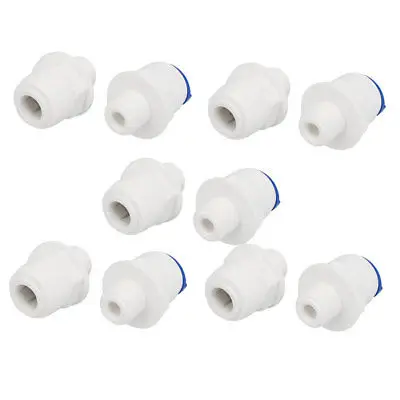 3/8'' Push Fit Tube x M12 Male Thread Quick Connect 10pcs for RO Water Filter