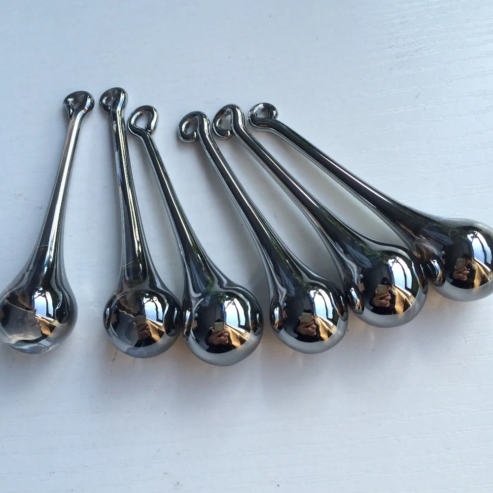 10pcs/Lot Black 20x80mm Raindrop Pendant Chandelier Parts Crystal Glass Chandelier Prism Hanging Home Decoration Business Party