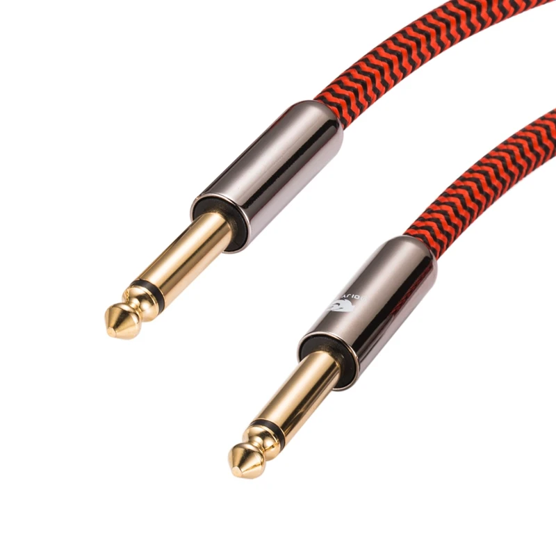 

Hifi Instrument Cable MONO 6.35 to 6.35 for Electric Keyboard Guitar Shielding Cable 1/4 Inch TS Jack Male to Male 1M 2M 3M 5M