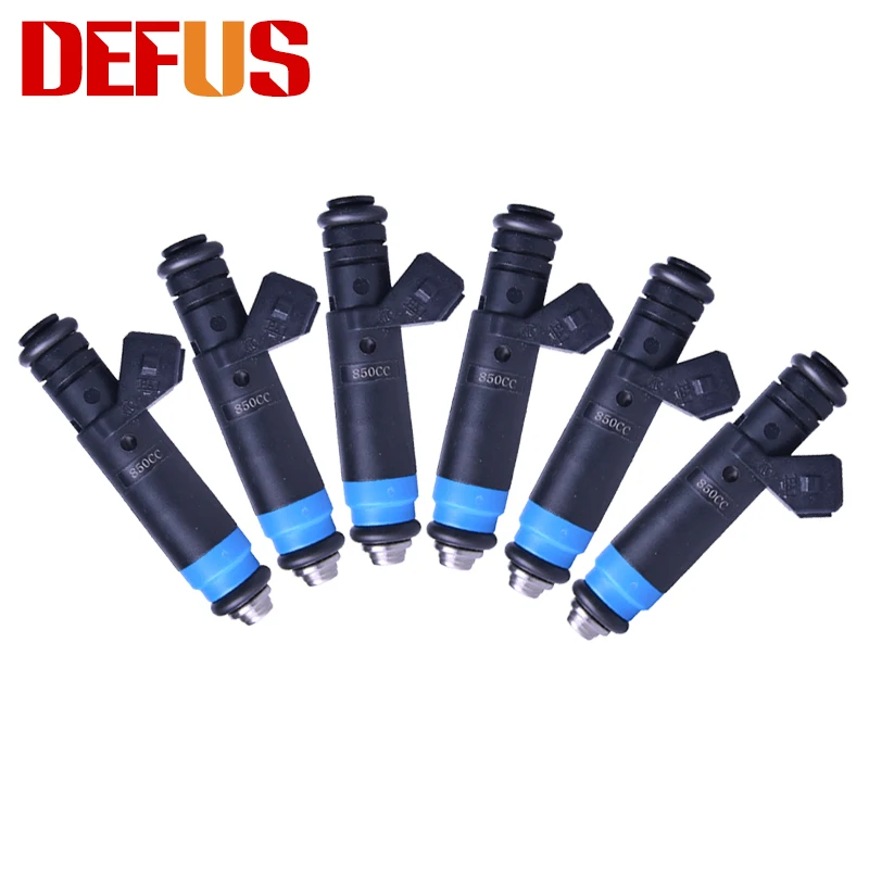 

Flow Matched 6x 850CC 80lb Nozzle Fuel Injector Bico OEM 110324 F127B00418 FI114992 EV1 For V8 LT1 LS1 LS6 Engine Injection NEW