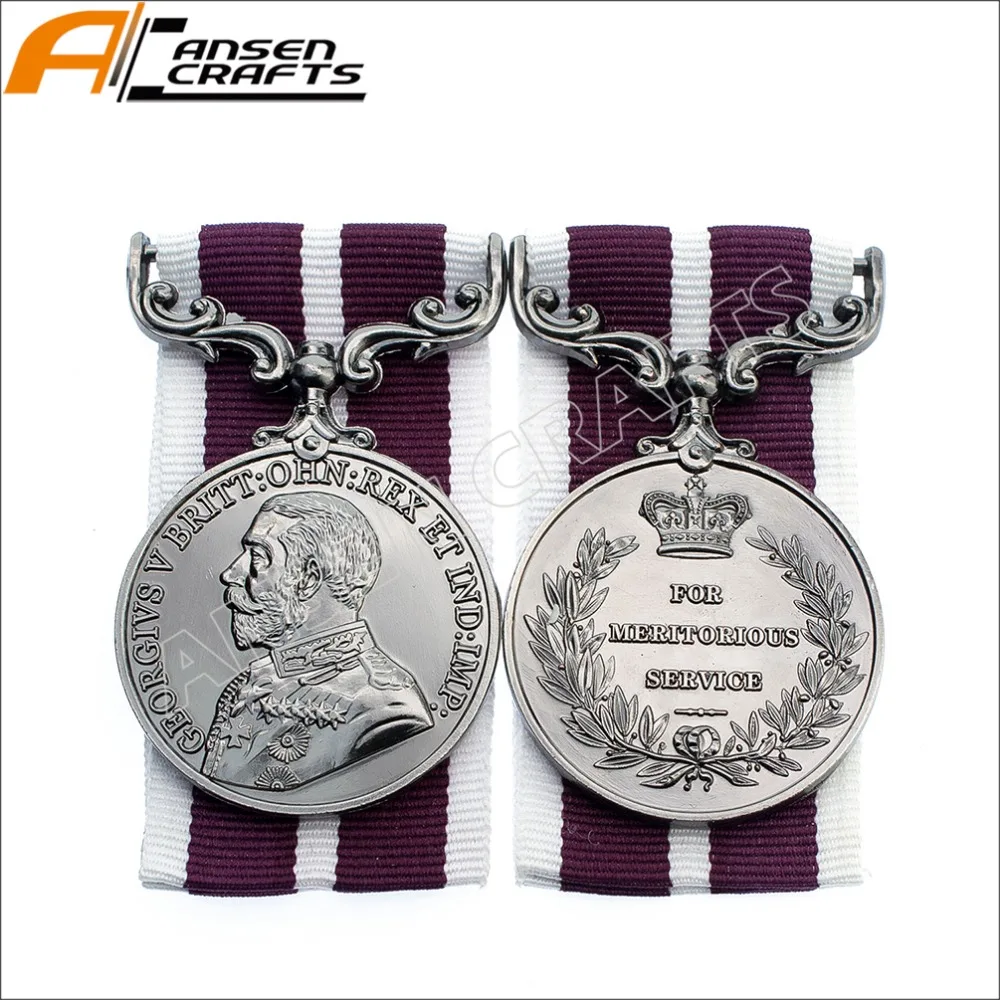WW1 Meritorious Service Georgivs V British Military Medal