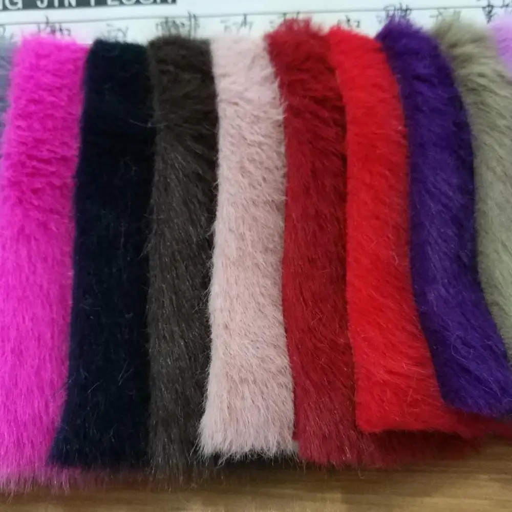 Artificial Fur is like Mink hair, 160cm wide, 5mm Length of the Faux Fur Fabric 85 cm long*160 cm width