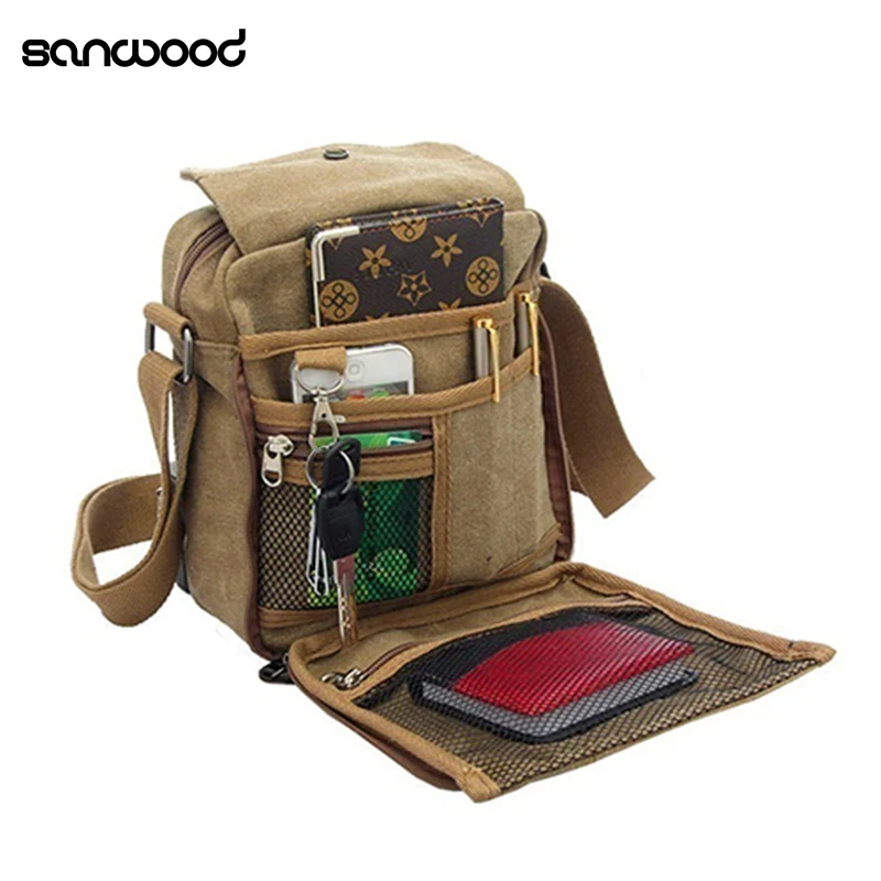 Hot New Vintage Canvas Multifunction Travel Satchel Casual Messenger Shoulder Bag