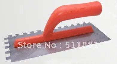 

NCCTEC square notch trowel 10mm x 10mm teeth 12'' long plastic Soft Grip