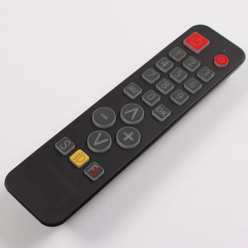 Universale Imparare telecomando per la TV, STB, DVD, DVB, HIFI, 21 tasti grande pulsante con luce posteriore di facile utilizzo per anziani
