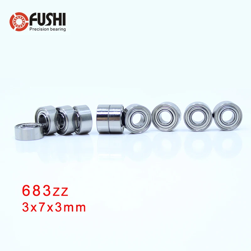 

683ZZ ABEC-7 (100PCS) 3x7x3MM High Quality Miniature Ball Bearings 618/3ZZ