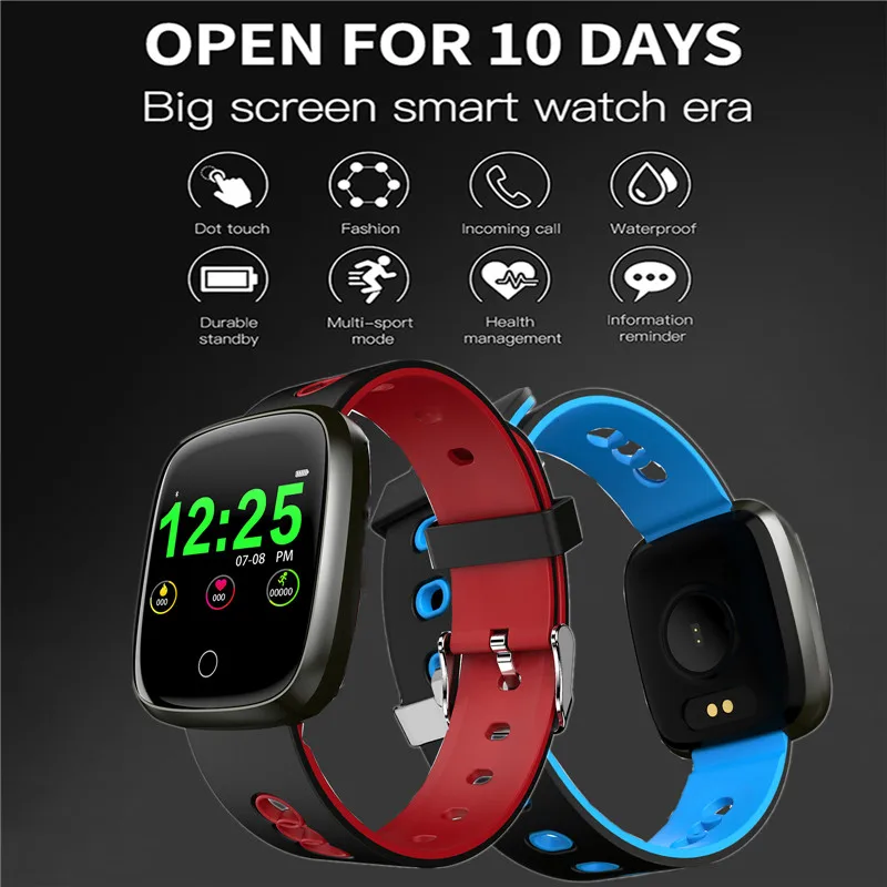 Men Women Sports Smart Watch Wrist Bracelet Heart Rate Blood Pressure/Oxygen Monitor Fitness Tracker for Android iOS