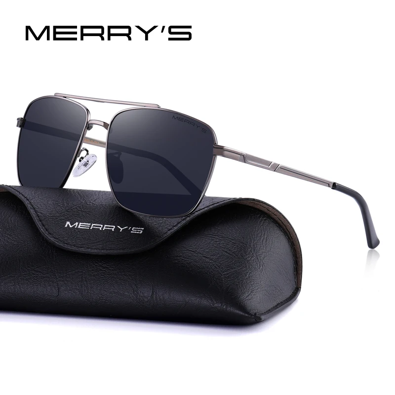 MERRYS DESIGN Men Classic Sunglasses Aviation Frame HD Polarized Sunglasses For Men Driving UV400 Protection S8150