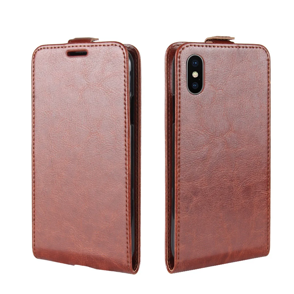 iP10 Case for iPhone X 10 Down Open Style Cases Flip Leather Thick