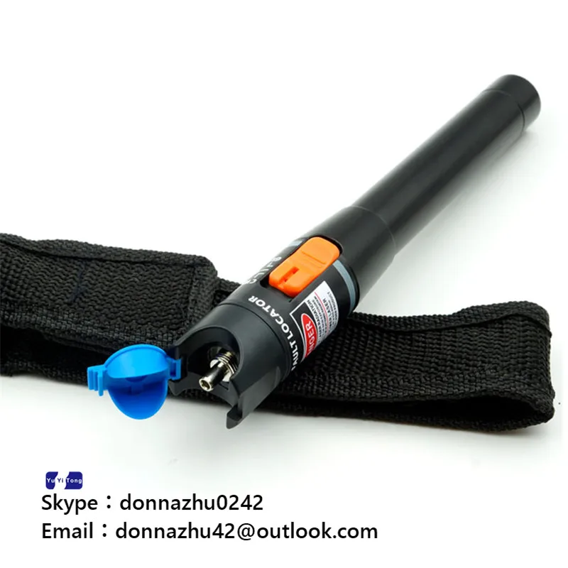 Localisateur de défauts de câbles de Fiber optique, stylo 10mw 10km, test de fibre optique, outil de test et de mesure de fibre optique