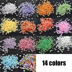 10g Mini Mixed Flower Sequin Paillette Sewing Scrapbooking Craft accessories lentejuelas 4mm CP0818