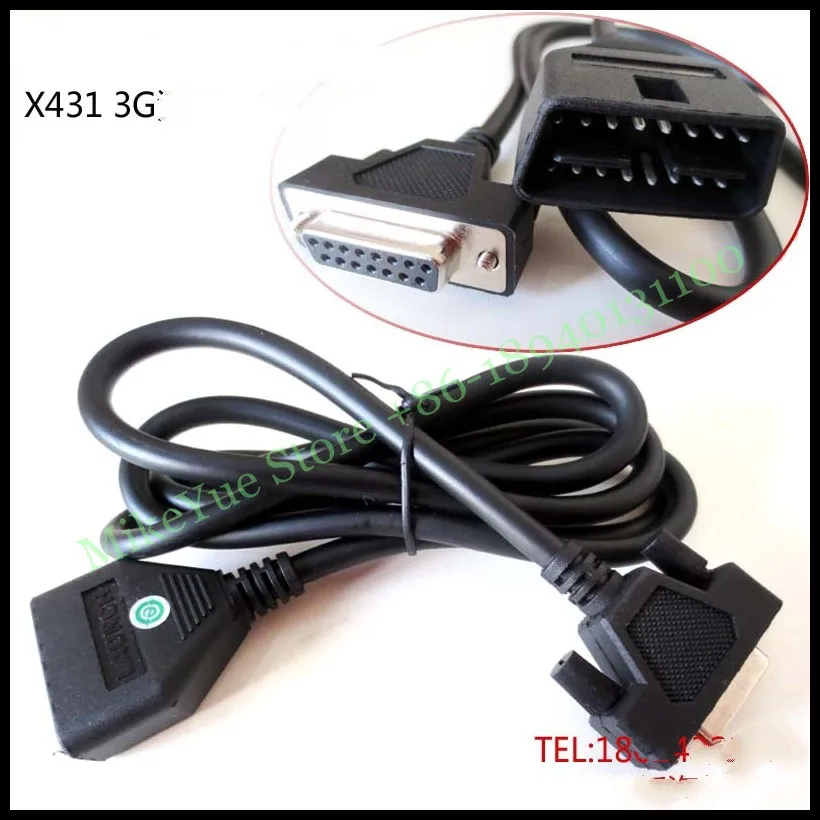 

for Launch X431 GDS 3G DLC Main Cable CRP123 Creader VII+ Creader VIII CRP129 OBD I II Test Cable