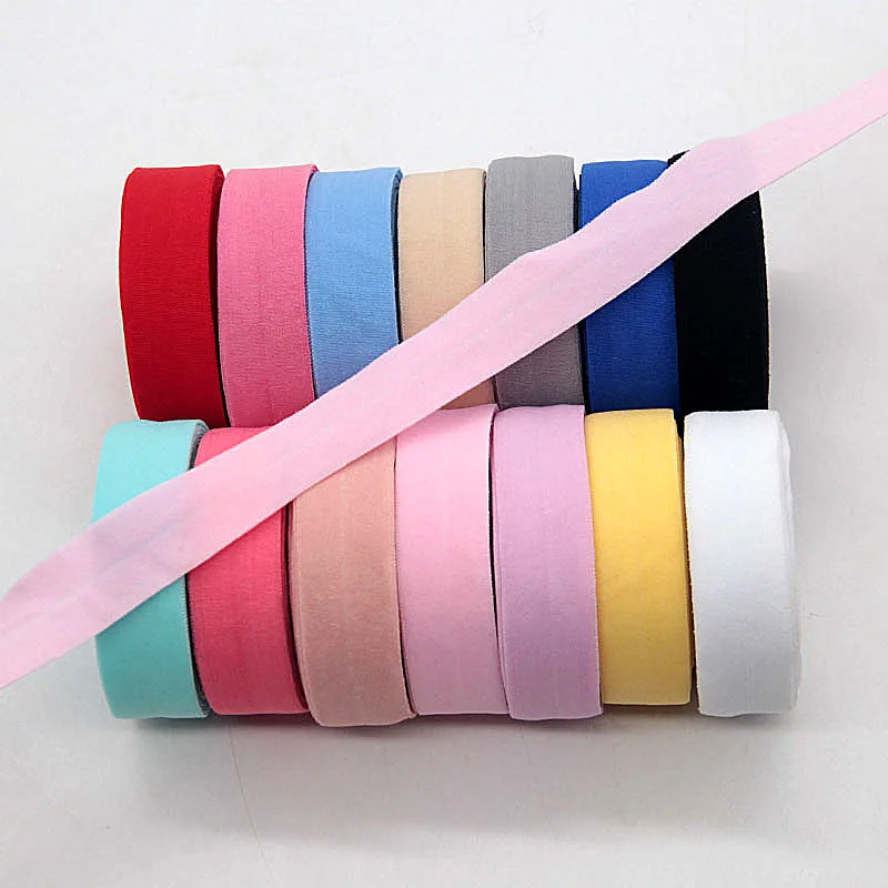 5meter 20mm Fold over Rubber Band Ribbon Elastic Band for Underwear Pants Bra Clothes Sewing Lace Fabric Garment Accessory